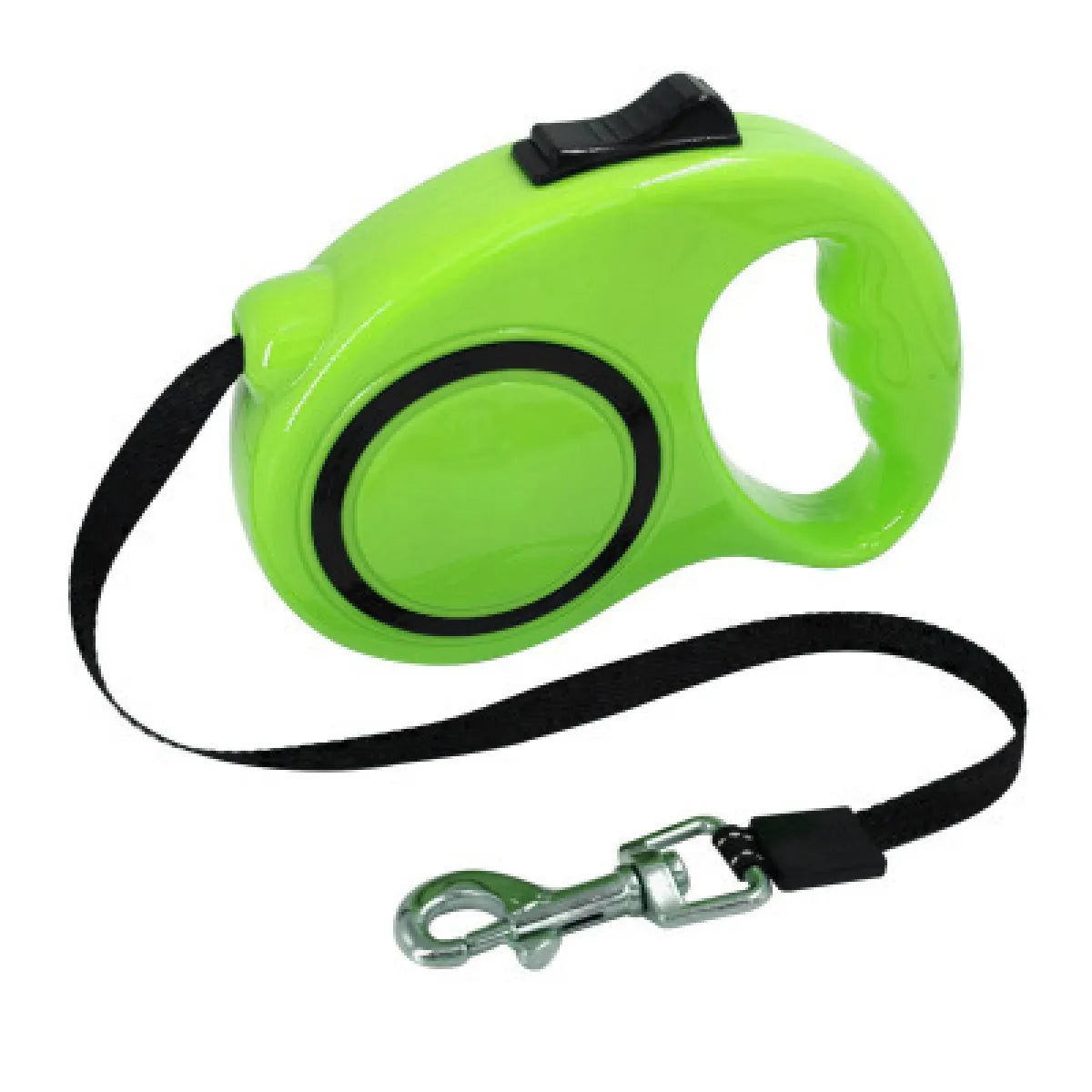 Bone Print Retractable Dog Leash