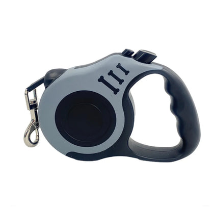 Bone Print Retractable Dog Leash