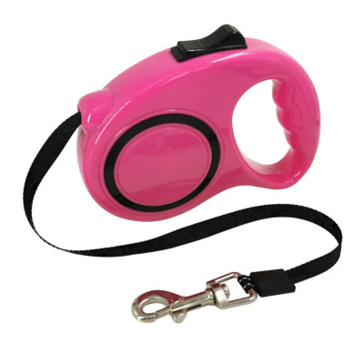 Bone Print Retractable Dog Leash